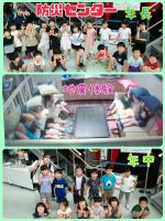 ピコランド年長・年中地震体験、暴風体験など、様々な災害を体験して、どうすれば安全に避難できるかをしっかりと教えてもらいました✨✨