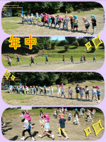 年中マラソンを行いました！コースはグラウンドを一周し森の上へ行きアスファルトの坂を通ってゴールです。みんな途中で休むことなく走りきっていてとても素敵でした❗またやりた～い！と言ってました😆