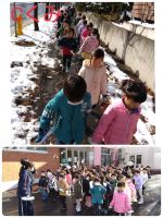 Cくみ12日、三里塚小学校の発表会リハーサルを少し見させていただきました!行き帰り歩きましたよ🎵