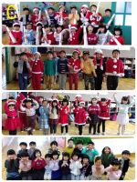 Cくみクリスマス会でのみんなの姿と、全員揃った日のみんなです🎵楽しい冬休みをお過ごしくださいね!